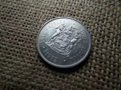 Dél Afrika ezüst 1 rand 1972
