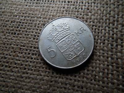Svédország , ezüst 5 korona 1955 , kronor 