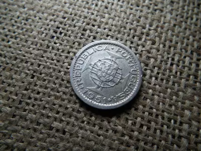 São Tomé és Príncipe , Afrika , ezüst  5 escudos 1951 