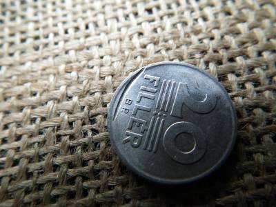 20 fillér 1989 , verdehibás , IAB , Idegen anyag benyomódás , idegenanyag 