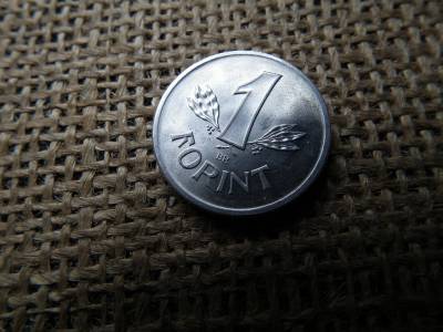 1 forint 1979 , verdehibás , sugaras !  Csillag sugarai nem érik el a búzakalászt
