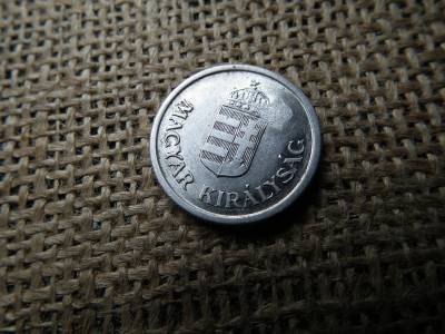 1 pengő 1941 , sarló kalapács beütéssel , ellen-jeggyel 