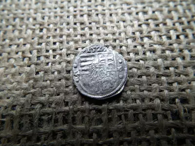 II. Lajos  ezüst dénár 1524 L-K , denár 