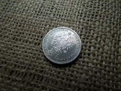 Ferenc József , ezüst 1/4 Florin 1864 A , Bécs 