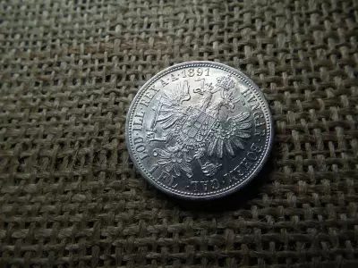 Ferenc József , ezüst 1 florin 1891