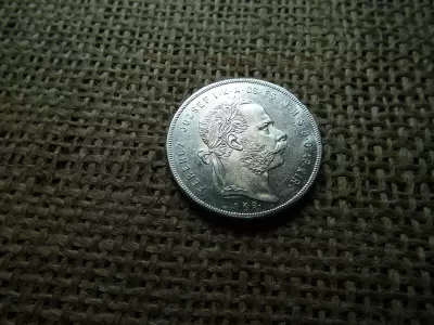 Ferenc József , ezüst 1 forint 1872 KB , Körmöcbánya , extra 
