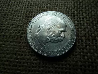 Ferenc József , ezüst 5 korona 1900 , corona , gyönyörű 