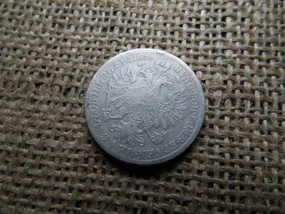 Ferenc József , ezüst 1 florin 1859 E , Gyulafehérvár , ritka ! 