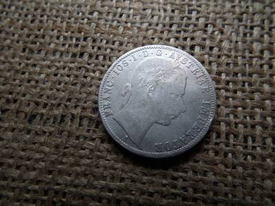 Ferenc József , ezüst 1 florin 1863 A , Bécs 
