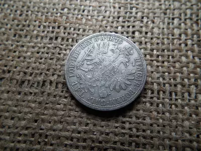 Ferenc József , ezüst 1 florin 1875