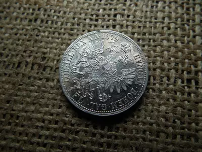 Ferenc József , ezüst 1 florin 1879