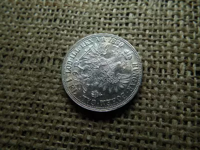 Ferenc József , ezüst 1 florin 1880