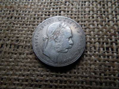 Ferenc József , ezüst 1 forint 1880 KB 