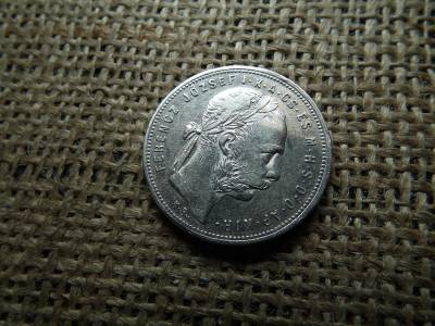 Ferenc József , ezüst 1 forint 1881 KB 