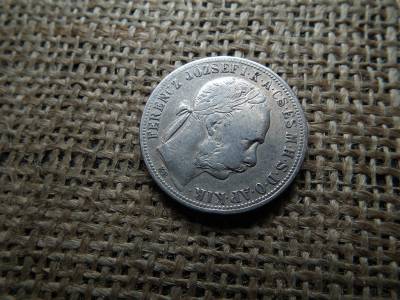 Ferenc József , ezüst 1 forint 1888 KB 