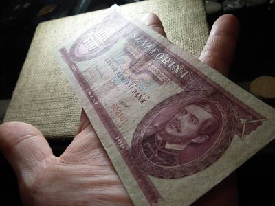 100 forint 1949 , nagyon szép ! Rákosi címer 