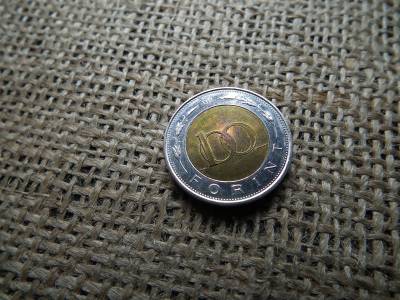 100 forint 1996 , verdefényes 