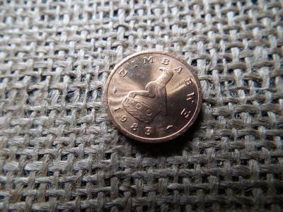 Zimbabwe 1 cent 1980 , verdefényes 