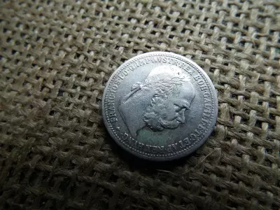 Ezüst 1 korona 1903 , corona 