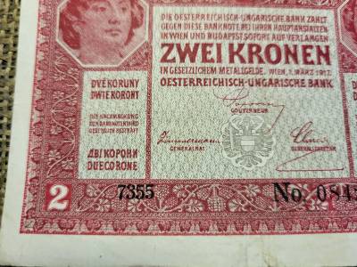 2 korona 1917 , nagyon szép , 7000 fölötti , ritka ! 