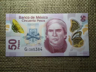 Mexikó , 50 pesos 2012 - 2013 UNC , B1
