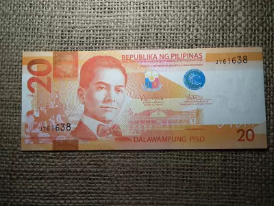 Fülöp - Szigetek , Philipinas , 20 piso 2010 UNC , B1