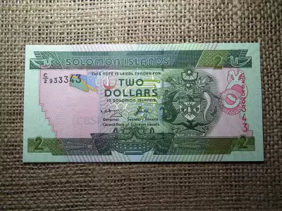Salamon Szigetek 2 dollars 2006 - 2008 UNC , B1