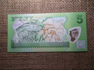 Fiji 5 dollars 2012 - 2013 ZZA , dollár , UNC , B1
