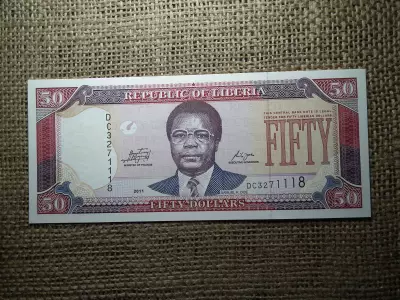 Libéria 50 dollars 2011 , dollár , UNC , B1