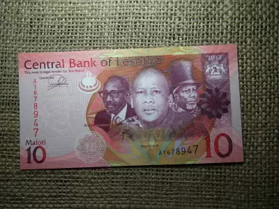 Lesotho 10 Maloti 2013 UNC , B1