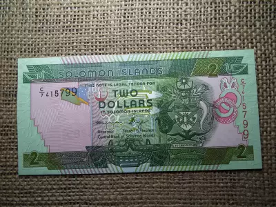 Salamon Szigetek 2 dollars 2006 - 2008 UNC , 2. , B1 