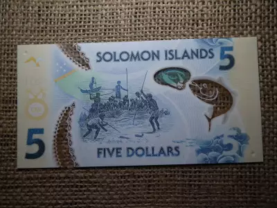 Salamon Szigetek 5 dollars 2019 - 2022 UNC , B1