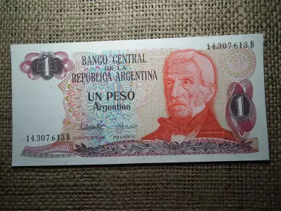 Argentína 1 peso 1984 UNC , B1