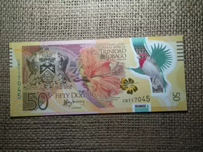 Trinidad és Tobago 50 dollars 2014 UNC , B1