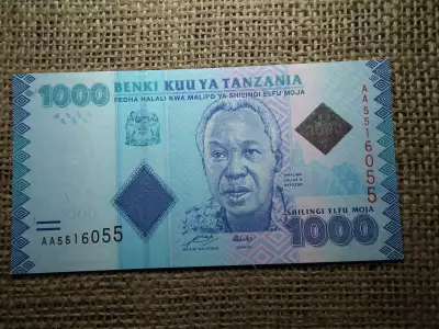 Tanzánia 1000 shilingi 2010 - 2025 UNC , B1