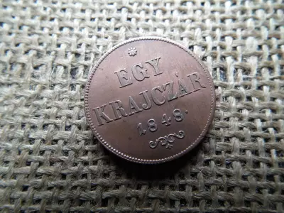 1 krajcár 1848 , nagyon szép 