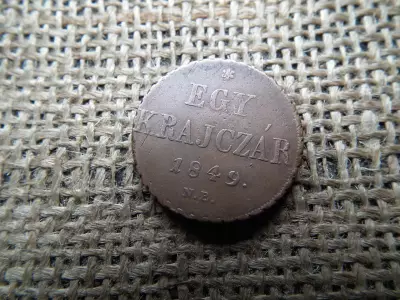1 krajcár 1849 NB , nagyon szép , így ritkább 