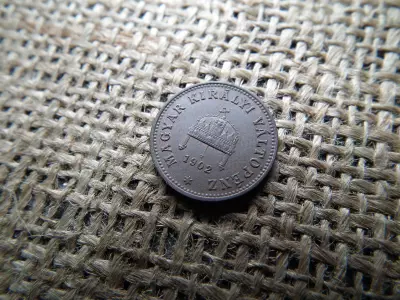 1 fillér 1902 KB , extra 