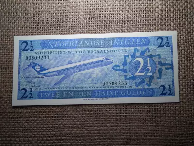 Holland Antillák 2 1/2 gulden 1970 UNC , C1
