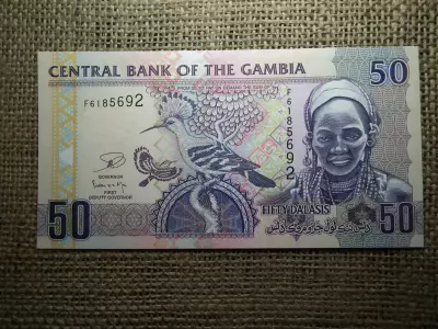 Gambia 50 dalasis 2013 UNC , C1