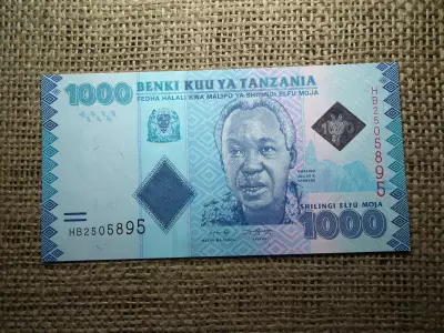 Tanzánia 1000 shilingi 2019 UNC , C1