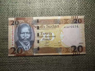 Szudán  20 pounds 2015 UNC , C1