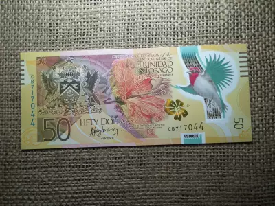 Trinidad és Tobago 50 dollars 2014 UNC , C1