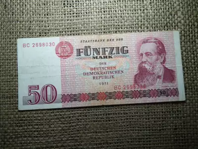 Németország 50 mark 1971 , márka , C1