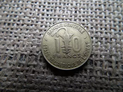 10 francs 1985 , frank , CFA FAO 