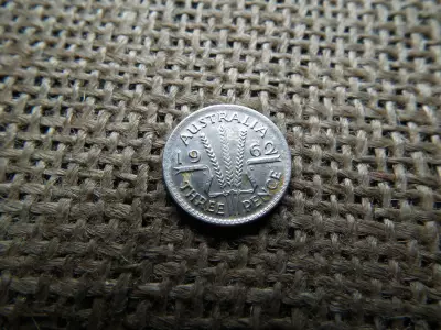 Ezüst 3 pence 1962 