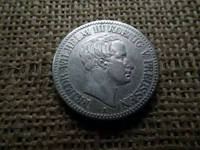 Porosz királyság , ezüst 1 tallér 1824 - III. Frigyes Vilmos , thaler 