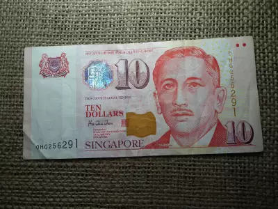 Szingapúr 10 dollars 1999 , dollár 