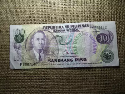 Fülöp szigetek 100 peso 1978 - 1985 , piso 