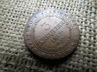 I. Ferenc 3 Krajcár 1812 B , extra 